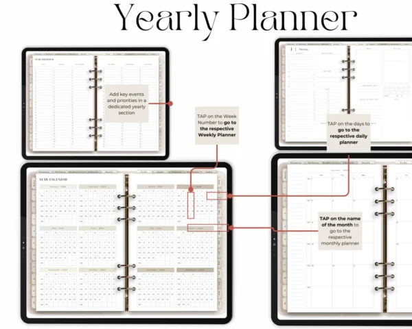 All-in-One Dated Digital Planner - Image 3