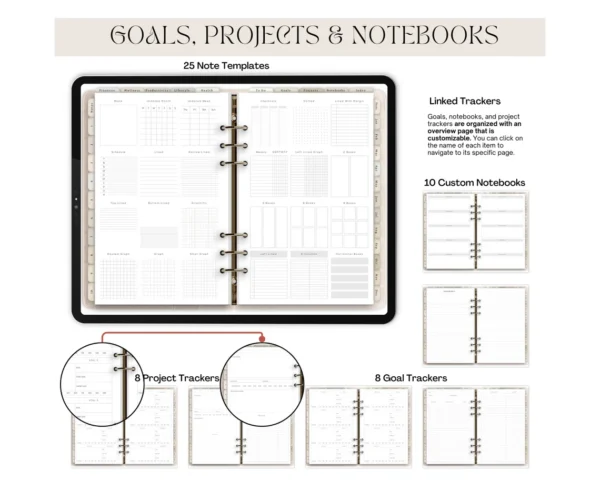All-in-One Dated Digital Planner - Image 5