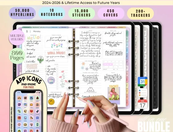 All-in-One Dated Digital Planner