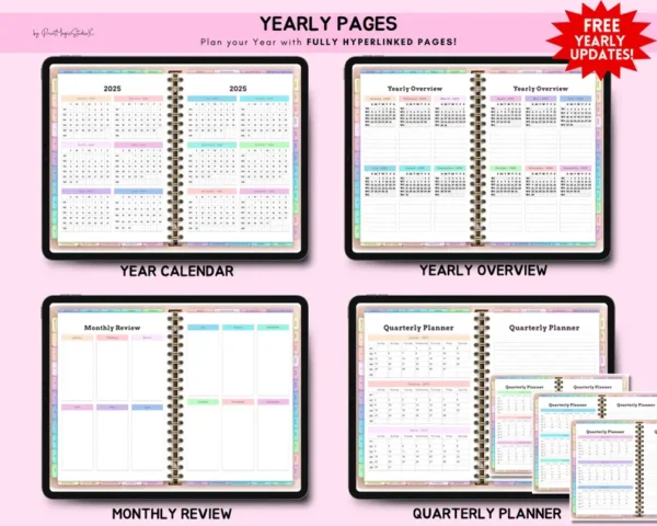 All In One Digital Planner 2025 2026 2027 - Image 7